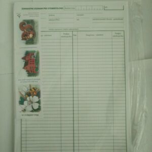 Stomatologický záznam dospělí